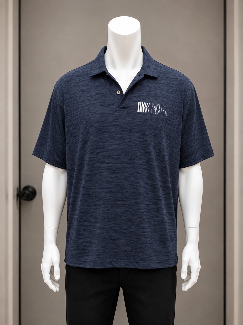Peter Millar Karli Center Performance Polo Blue Men’s Medium Short Sleeve Golf S